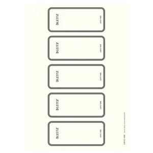 Potlačiteľné samolepiace štítky na PC pre pákové zoraďovače Leitz WOW