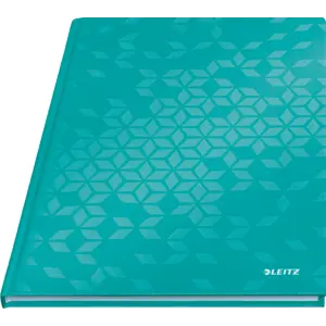 Leitz WOW jegyzetfüzet kemény borítóval, A4 négyzetrácsos